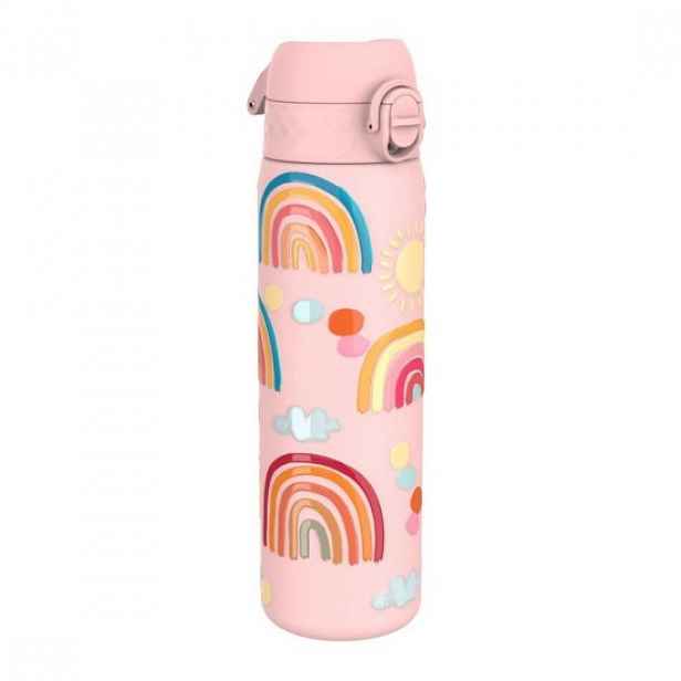 "Slim" láhev na vodu, nerezová ocel, 500ml, Rainbows - Ion8
