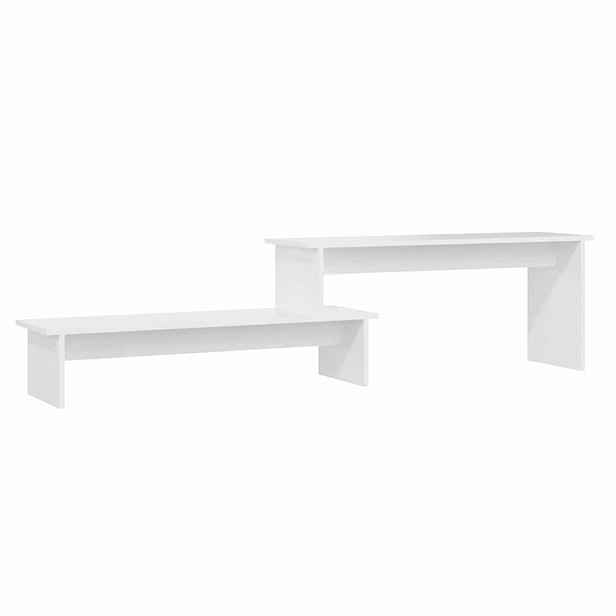 vidaXL TV stolek bílý 180 x 30 x 43 cm kompozitní dřevo