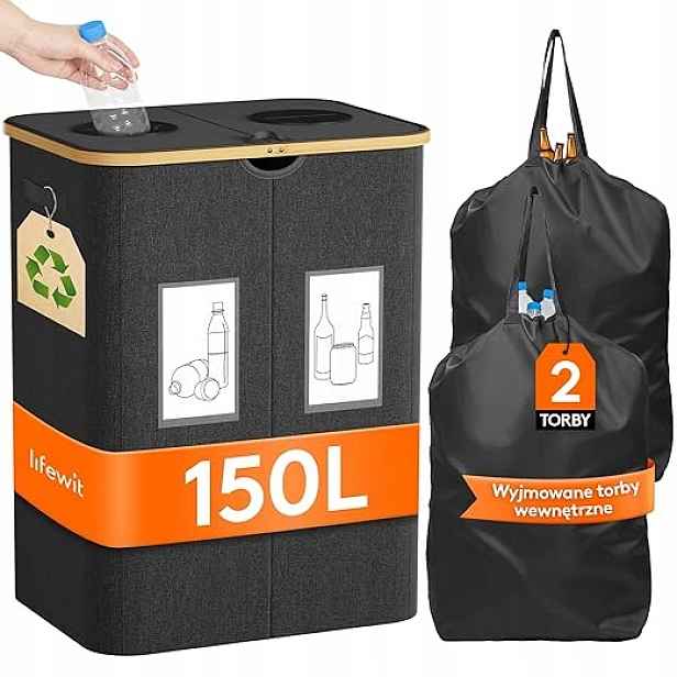 Lahve s kaucí – Nádoba 150 l s víkem Lifewit