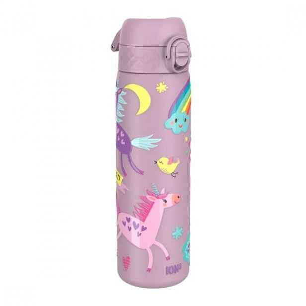 "Slim" láhev na vodu, nerezová ocel, 500ml, Unicorns - Ion8