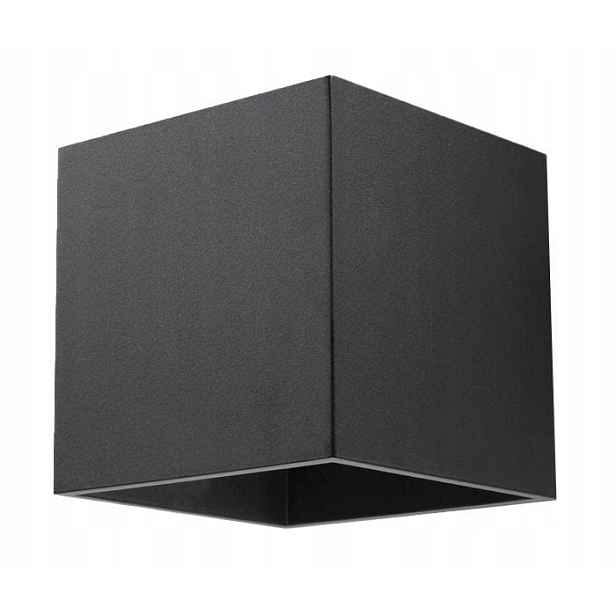 Sollux Nástěnné svítidlo Quad 1 Černá SL.0057