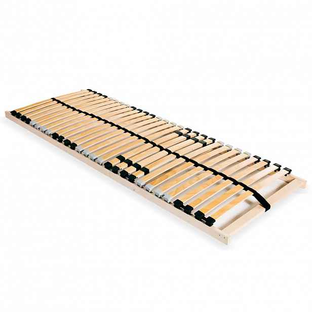 vidaXL Lamelový rošt postele s 28 lamelami 7 zón 80 x 200 cm