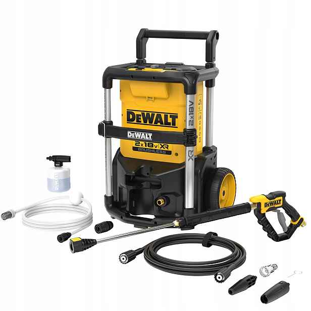 Akumulátorová tlaková myčka 2x18V 110bar 270l 3-rychlostní DeWALT DCMPW1600N
