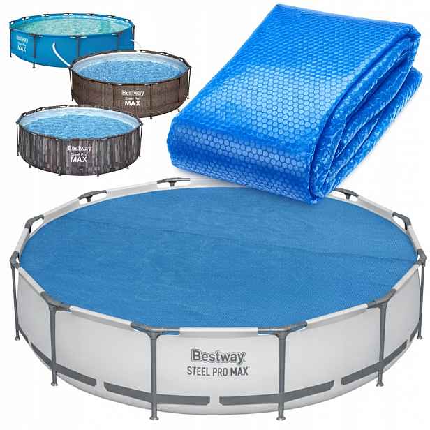 Solární podložka do bazénu Bestway Steel Pro Max 366 cm Silná krycí plachta