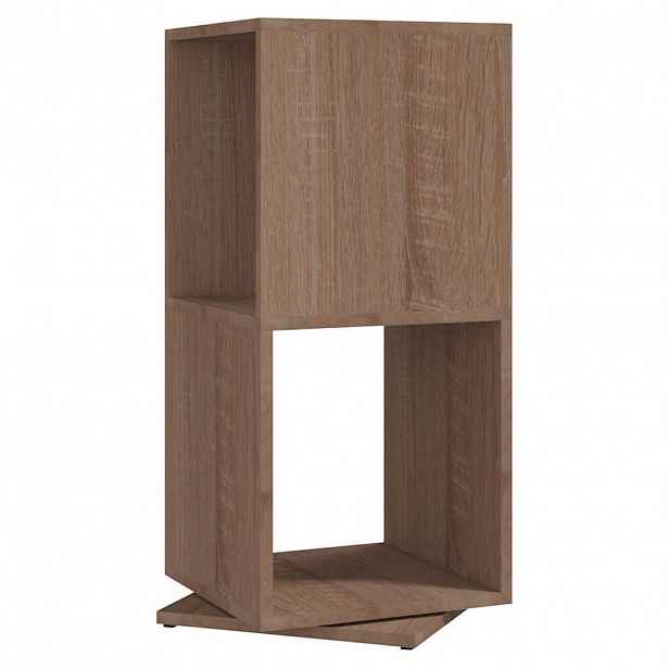 vidaXL Otočná skříňka dub sonoma 34,5x34,5x75,5 cm kompozitní dřevo