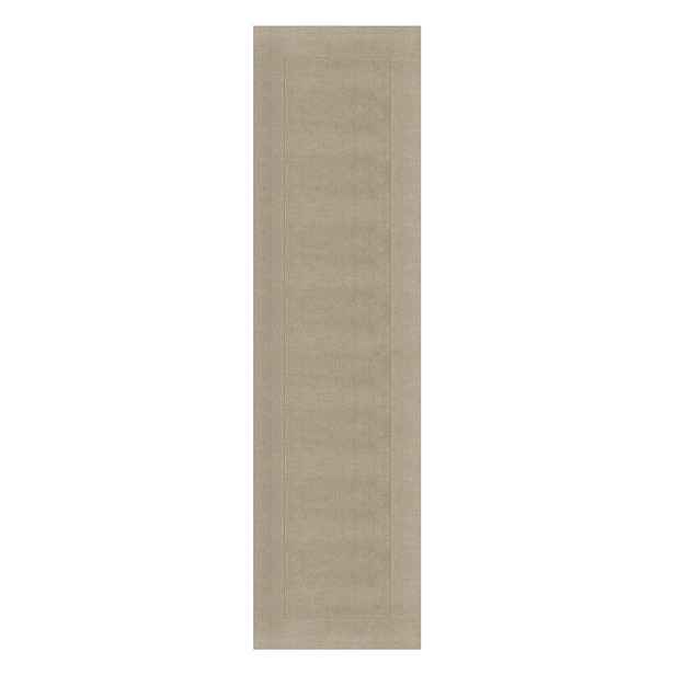 Béžový vlněný běhoun 60x230 cm – Flair Rugs