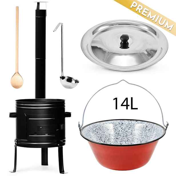 Perfect Home Set-43 Kotlíková souprava PREMIUM, 14 L, 5 ks