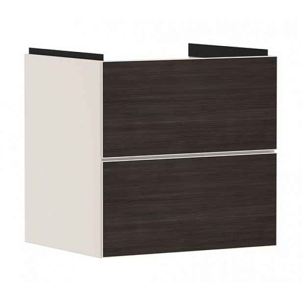 Skříňka pod umyvadlo bez umyvadla Hansgrohe Xevolos E 58x57,5x47,5 cm písková matná béžová mat 54176730
