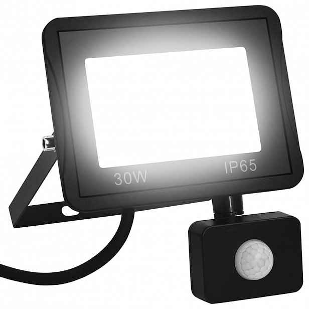 vidaXL LED reflektor se senzorem 30 W studené bílé světlo