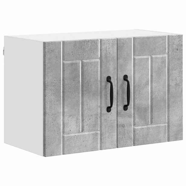 vidaXL Nástěnná skříňka LUCCA Betonově šedá 60 x 31 x 40 cm