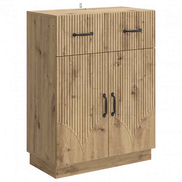 vidaXL Servírovací skříň Dub artisan 66 x 34,5 x 87 cm