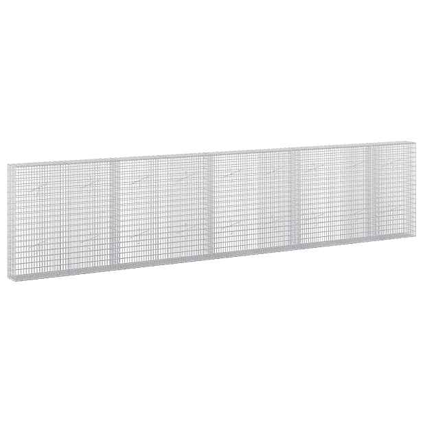 vidaXL Gabion s drátem 3,5 mm a síťkou 5x2,5 cm 450x20x100 cm
