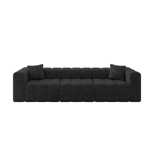 ALTDECOR POHOVKA 3-MÍSTNÁ DONY-3 315x90x71 cm Černá Žinylka