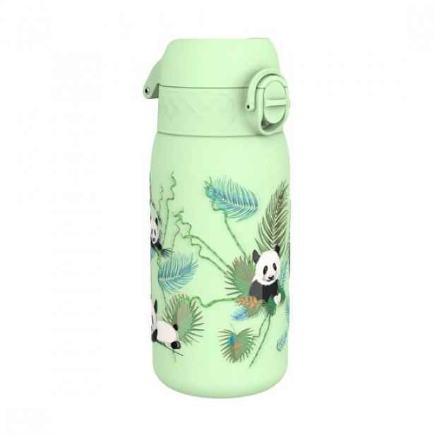 Dětská láhev na vodu, nerezavějící, 400 ml, Pandas - Ion8