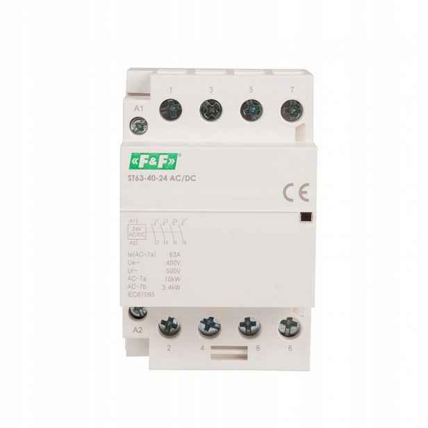 Modulární stykač 63A 4NO ST63-40 24V Ac/dc