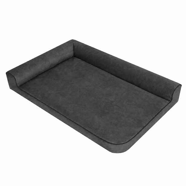 Pelíšek pro psy HUGO DORA černý L, XL, XXL Rozměr: XL-100x66 cm