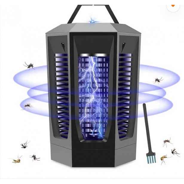 Silná Uv insekticidní lampa proti komárům Mouchy Můry 20W 4200V Elektrická