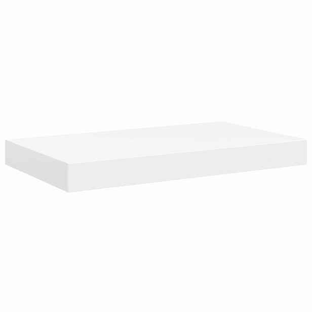 vidaXL Plovoucí nástěnná police bílá 40 x 23,5 x 3,8 cm MDF