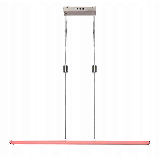 Závěsná lampa s Led dálkovým ovládáním 24 W, barva chrom, satén 72011, Temperius Rabalux