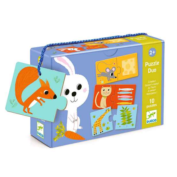 DJECO Duo Puzzle Co bude dnes k obědu?