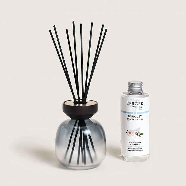 Maison Berger Paris Wood Noir Givré Cozy Musk 180 ml – difuzér
