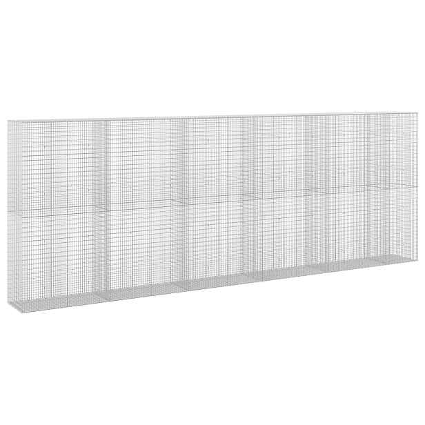 vidaXL Gabion s drátem 3,5 mm a síťkou 5x2,5 cm 550x50x200 cm
