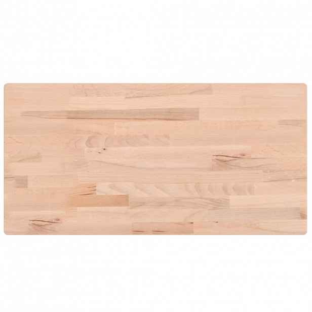 vidaXL Stolní deska 100 x 50 x 1,5 cm obdélníková masivní bukové dřevo