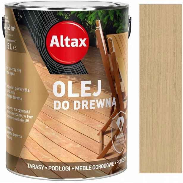 Altax Olej Na Dřevo Teras Zahradního Nábytku 5 L Bezbarvý