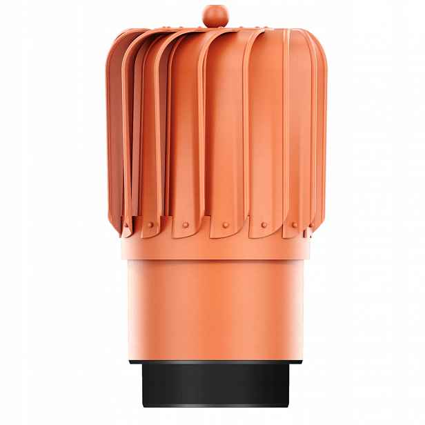 Komínová vložka do ventilace Otočná fi150+REDUKCE 125 Cihlová 8004