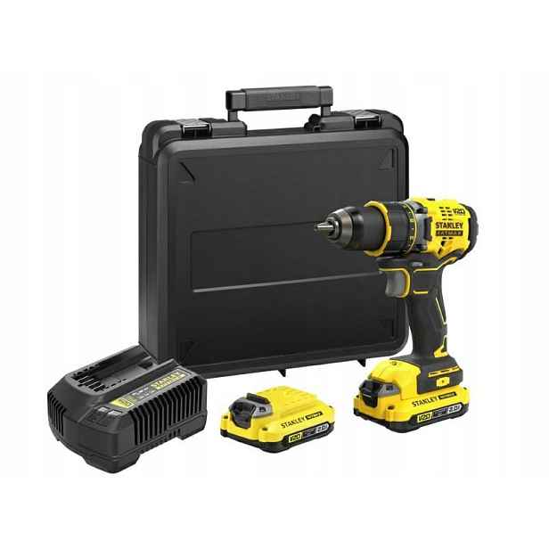 Stanley Aku Vrtačka 18V V20 80Nm 2x2,0Ah SFMCD720D2K