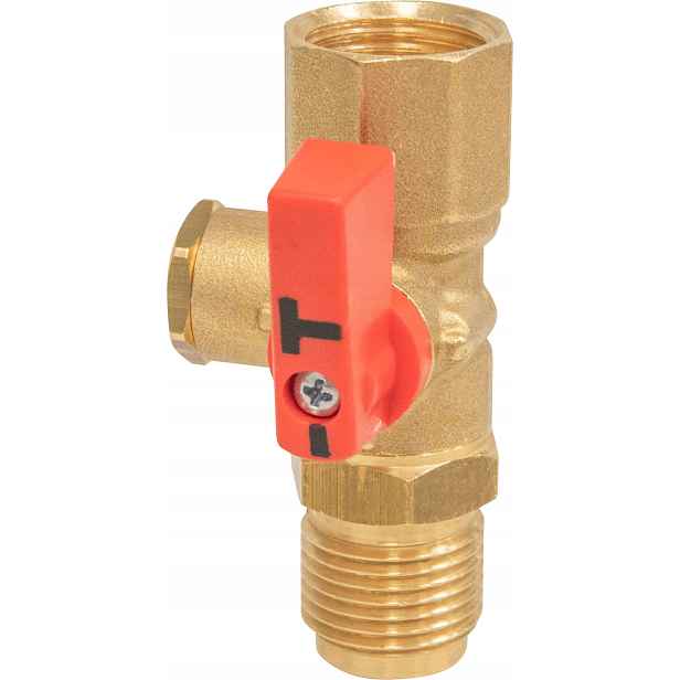 Vypouštěcí ventil pro manometr Amc 2cestný G 1/2" x Gw G 1/2" PN25 Afriso
