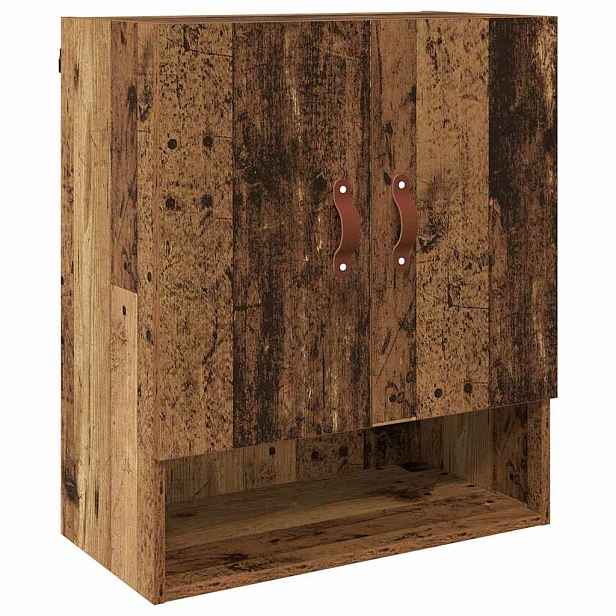 vidaXL Nástěnná skříňka 60 x 31 x 70 cm Kompozitní dřevo Staré dřevo