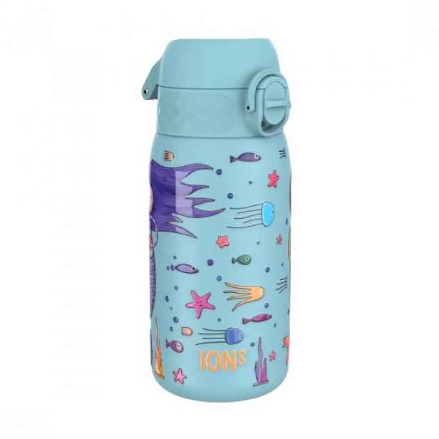 Dětská láhev na vodu, nerezavějící ocel, 400 ml, Mermaids - Ion8