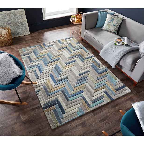 Kusový koberec Moda Russo Natural/Multi, 160x230, vícebarevná, chodba / předsíň, Flair Rugs