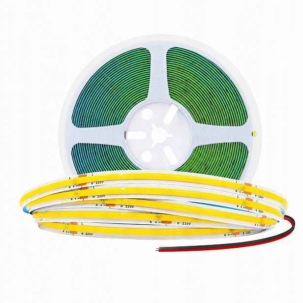 Led pásek Cob Pro 230V 288 LED/m IP20 Bílý Neutrální 10 m Led pásek