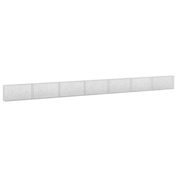 vidaXL Gabion s drátem 3,5 mm a síťkou 5x2,5 cm 700x20x50 cm