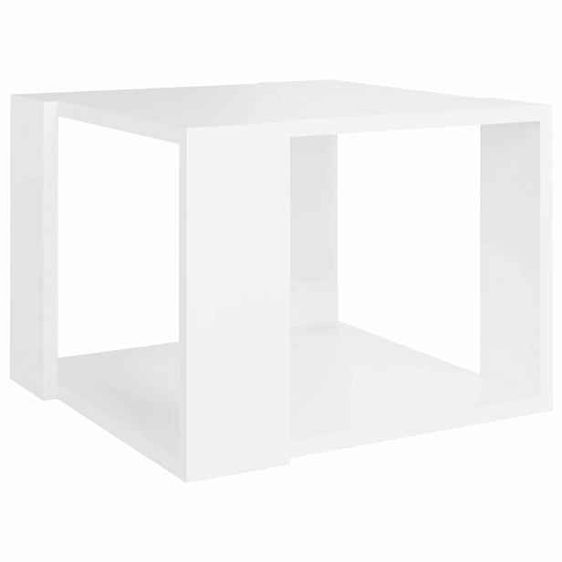 vidaXL Konferenční stolek bílý 40 x 40 x 30 cm kompozitní dřevo