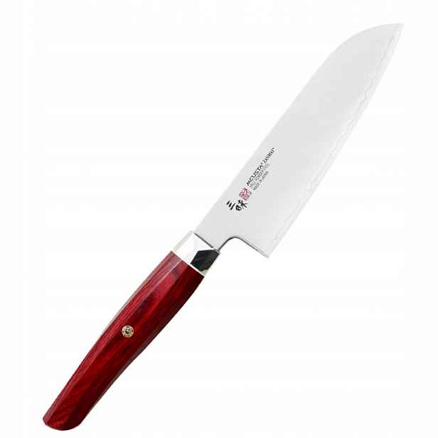 Mcusta Zanmai Red Revolution SPG2 Japonský Nůž Ko-Santoku na Zeleniny 15 cm