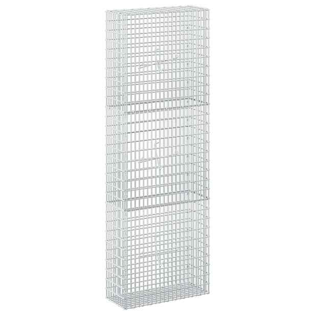 vidaXL Gabion s drátem 3,5 mm a síťkou 5x2,5 cm 50x20x150 cm