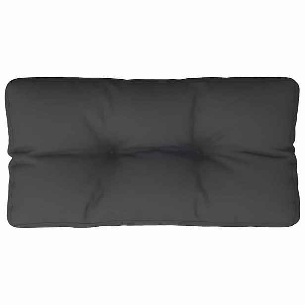 vidaXL Poduška na palety černá 80 x 40 x 12 cm textil
