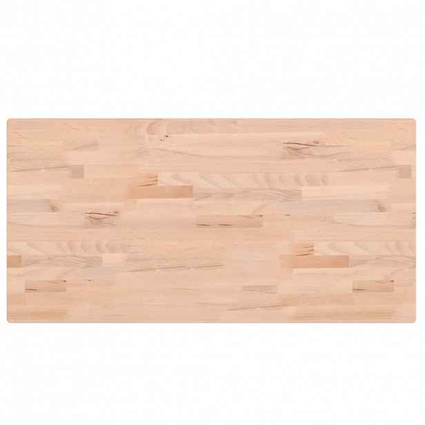 vidaXL Stolní deska 100 x 50 x 2,5 cm obdélníková masivní bukové dřevo