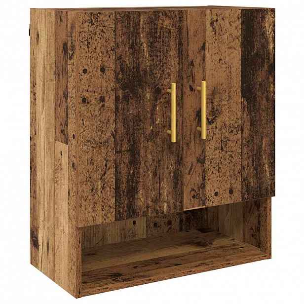 vidaXL Nástěnná skříňka 60 x 31 x 70 cm Kompozitní dřevo Staré dřevo