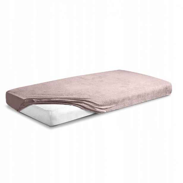 Froté prostěradlo s gumou 200x220 Premium Matex, béžová_12