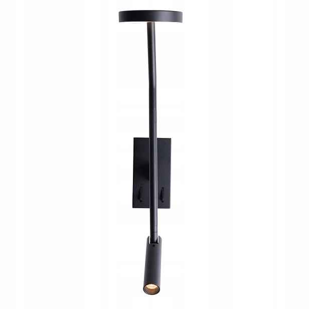 Nástěnná lampa Ibiza Černá Led 9 W s reflektorem MaxLight W0349