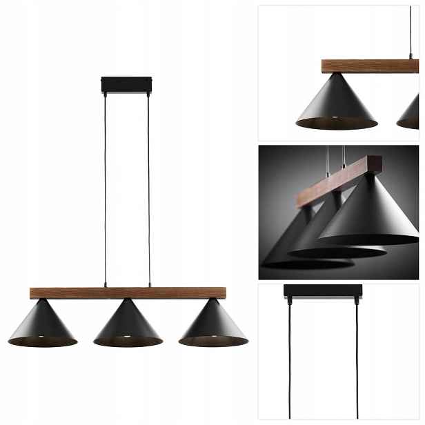 Závěsná béžová lampa Deco 3 moderní nad bar v obývacím pokoji Sigma Lighting