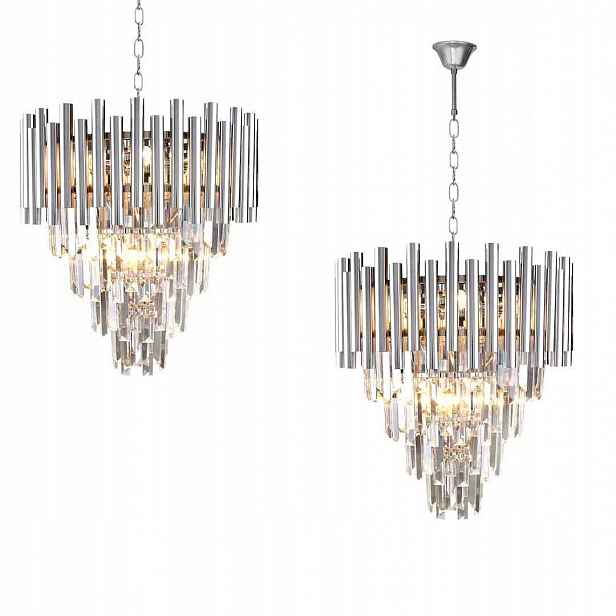 MiLAGRO Lustr Madison Chrome 9Xe14 Lampa Osvětlení Interiéru Design