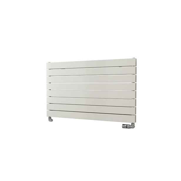 Radiátor trubkový Isan Collom Double Horizontal 1000×602 mm bílá RAL 9016