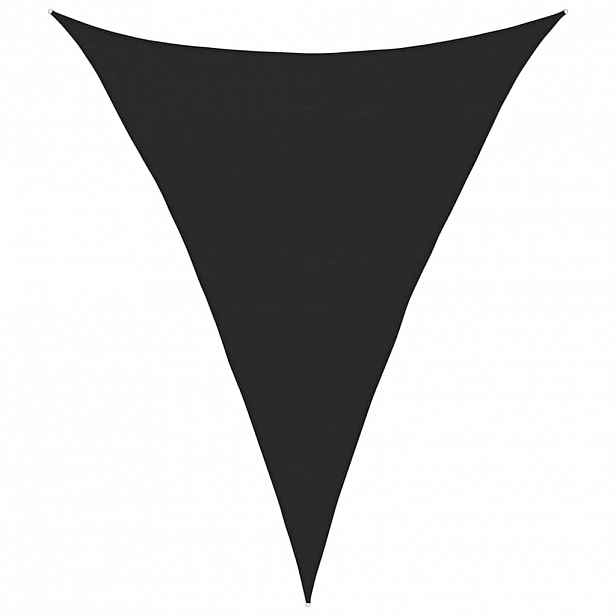 vidaXL Stínící plachta 160 g/m² černá 5 x 6 x 6 m HDPE