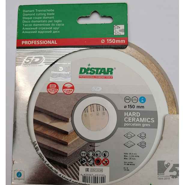 Diamantový kotouč Hard Ceramics 150 mm Distar