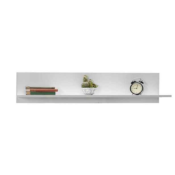 Kalune Design Nástěnná police RAF 120x25 cm bílá